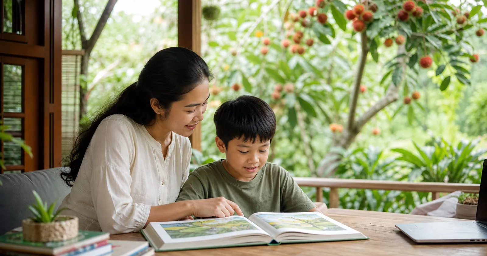 Ilustrasi homeschooling Binjai