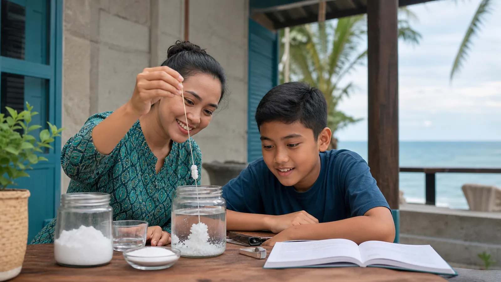 Ilustrasi homeschooling Bontang