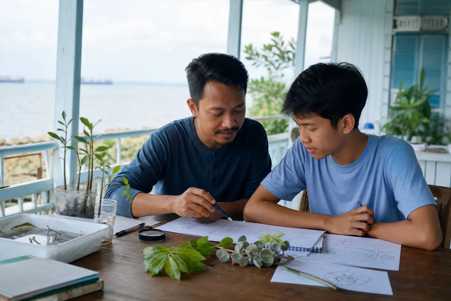Ilustrasi homeschooling Dumai