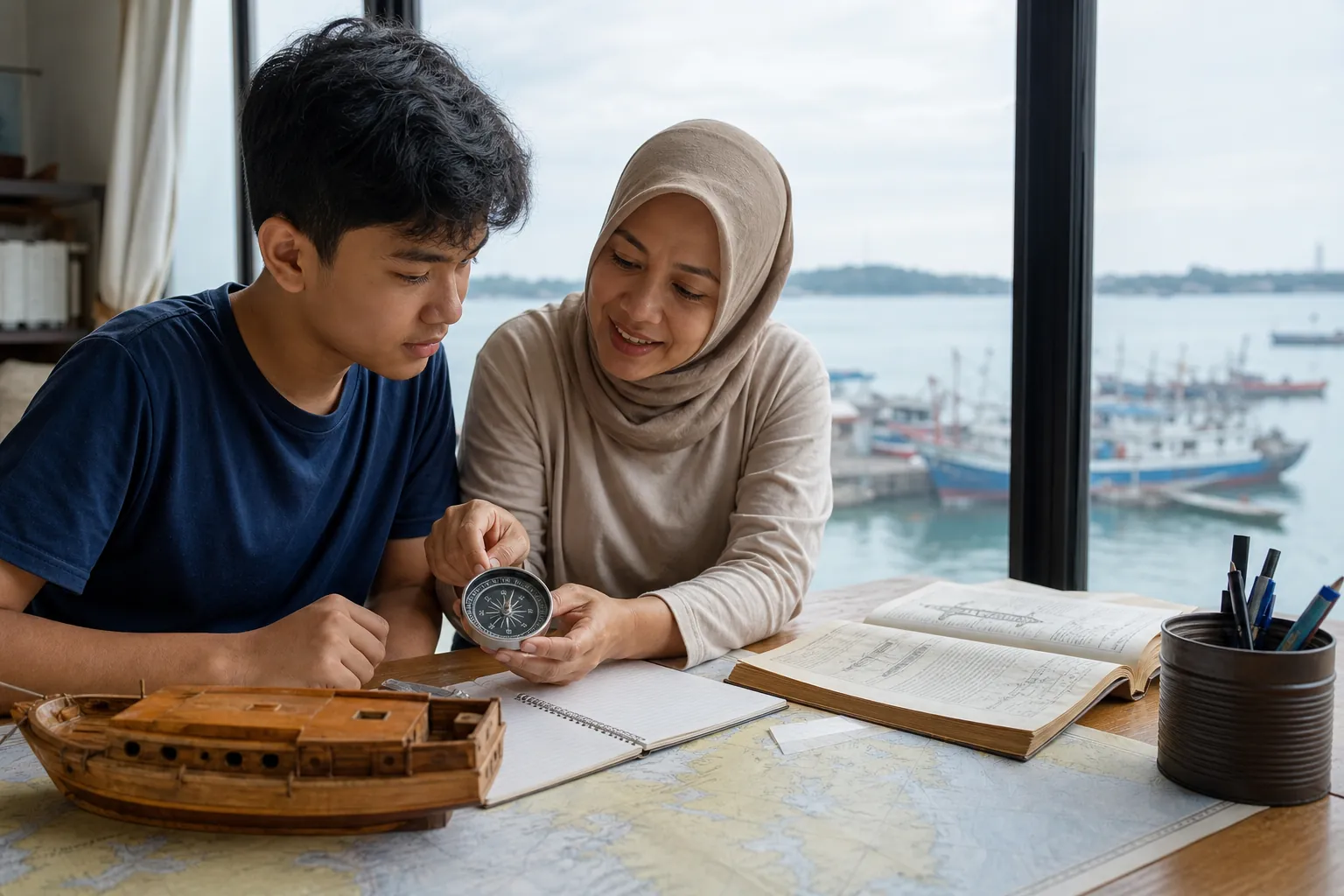 Ilustrasi kegiatan homeschooling Makassar dengan pendampingan belajar personal