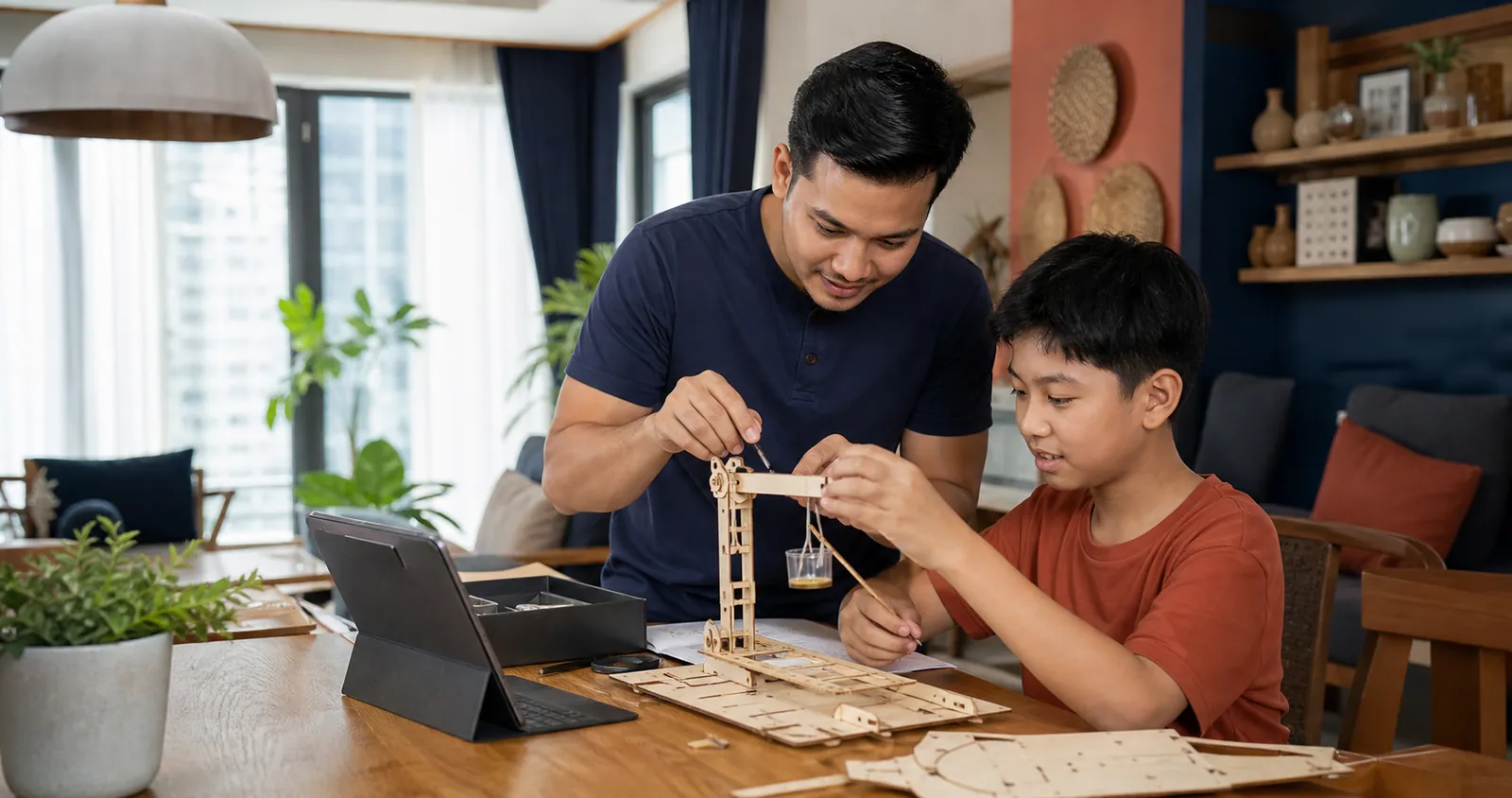 Ilustrasi kegiatan homeschooling Medan dengan pendampingan belajar personal
