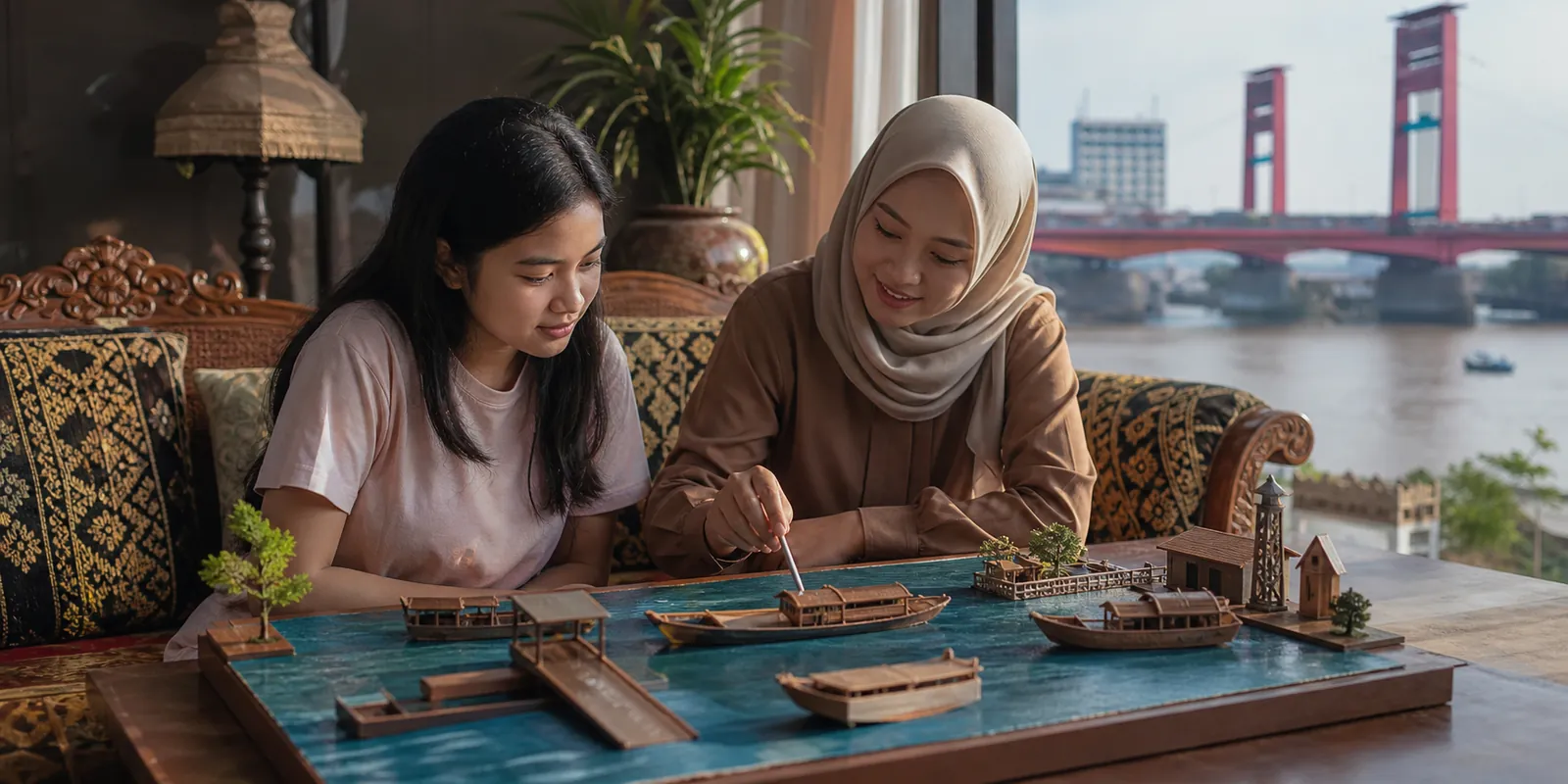 Ilustrasi kegiatan homeschooling Palembang dengan pendampingan belajar personal