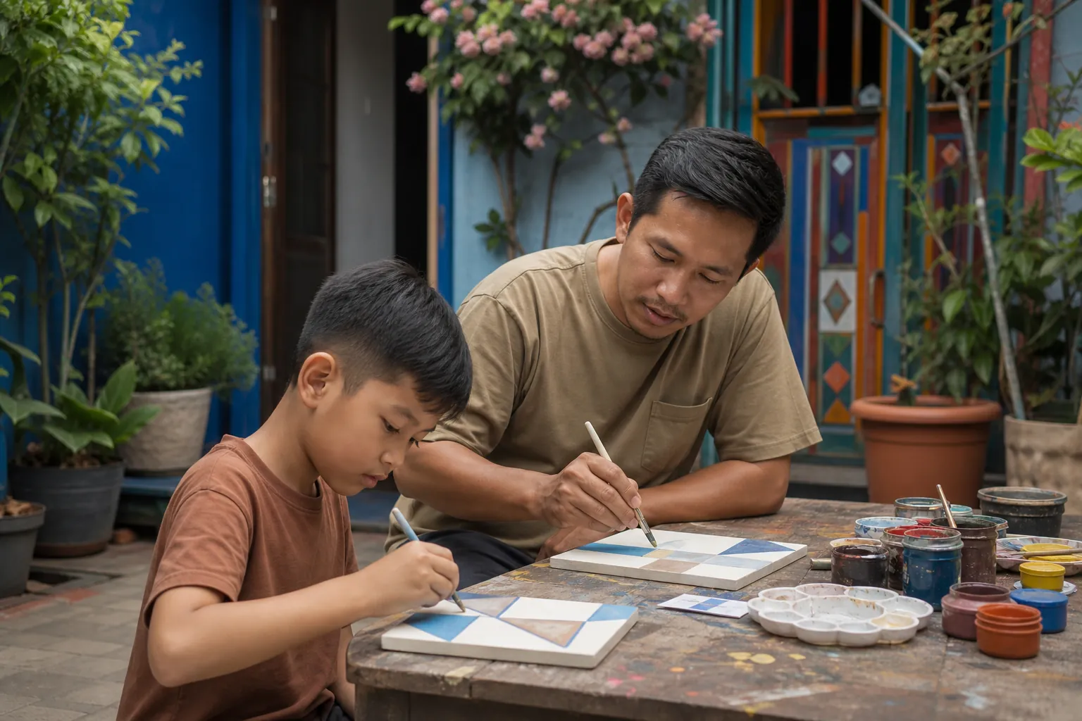 Ilustrasi homeschooling Singkawang
