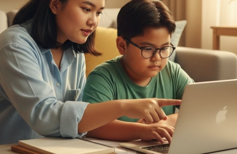 ujian sekolah dan nasional dari rumah Jember