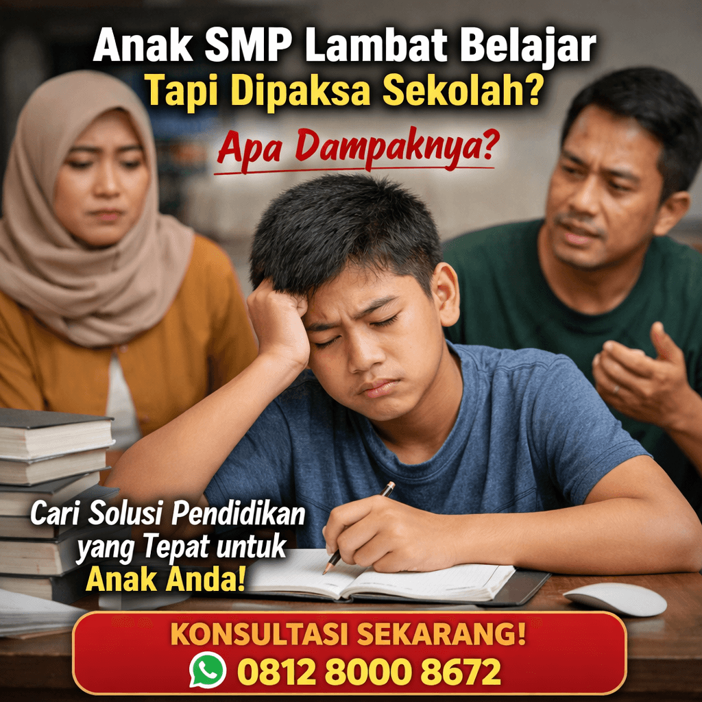 Anak SMP Lambat Belajar Dipaksa Sekolah