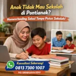 Anak tidak mau sekolah di Pontianak