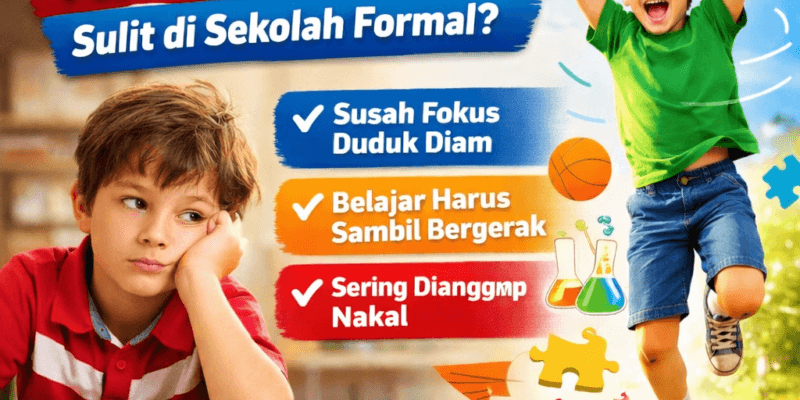 Kenapa anak kinestetik sulit di sekolah formal
