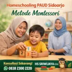 homeschooling PAUD Sidoarjo metode montessori