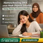 homeschooling SMA untuk anak depresi sekolah