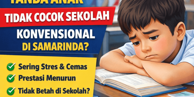 tanda anak tidak cocok sekolah konvensional samarinda