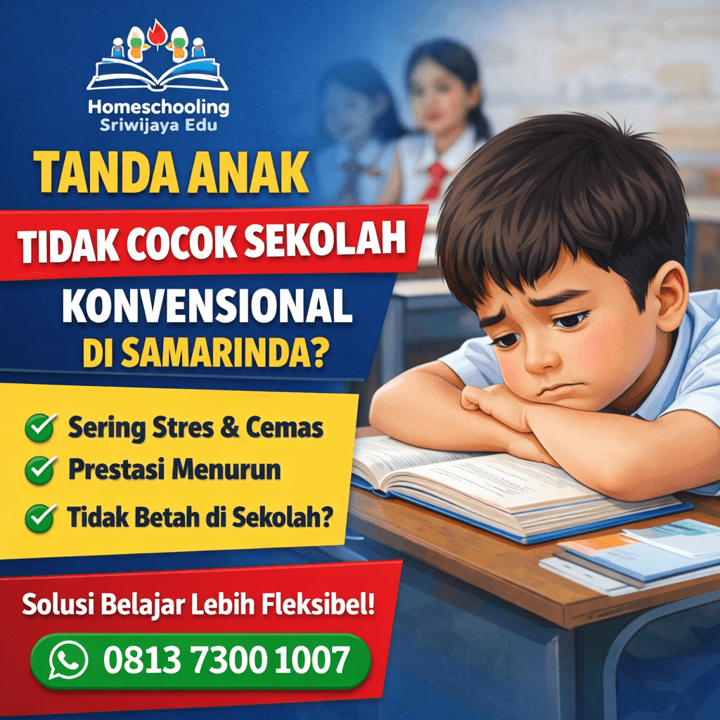 tanda anak tidak cocok sekolah konvensional samarinda