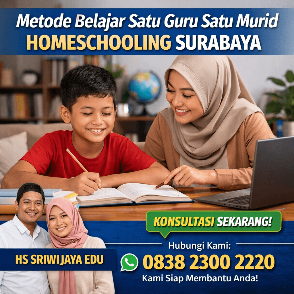 metode belajar satu guru satu murid homeschooling Surabaya