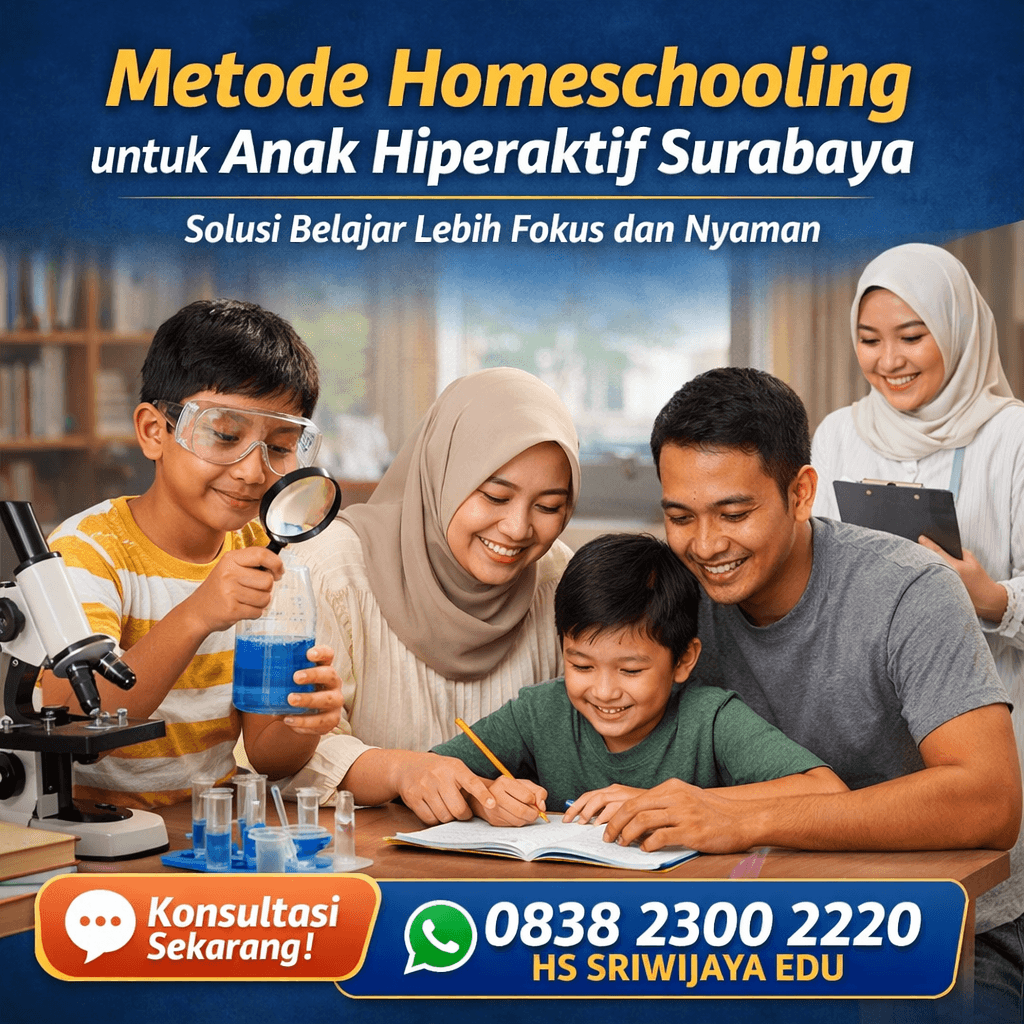 metode homeschooling yang cocok untuk anak hiperaktif Surabaya