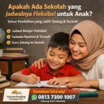 sekolah jadwal fleksibel untuk anak