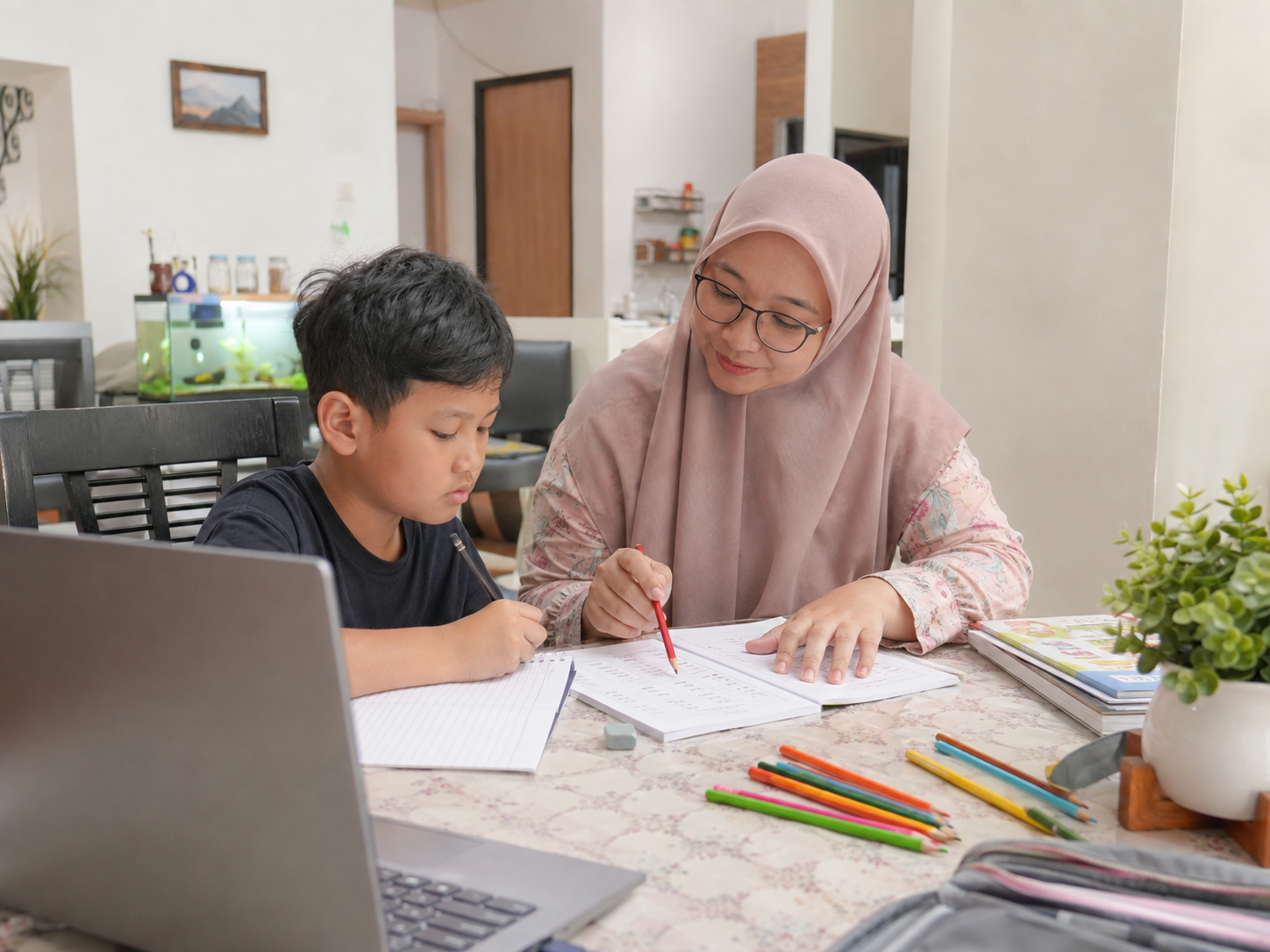Kegiatan homeschooling Balikpapan Selatan di Sepinggan bersama guru HS Sriwijaya Edu