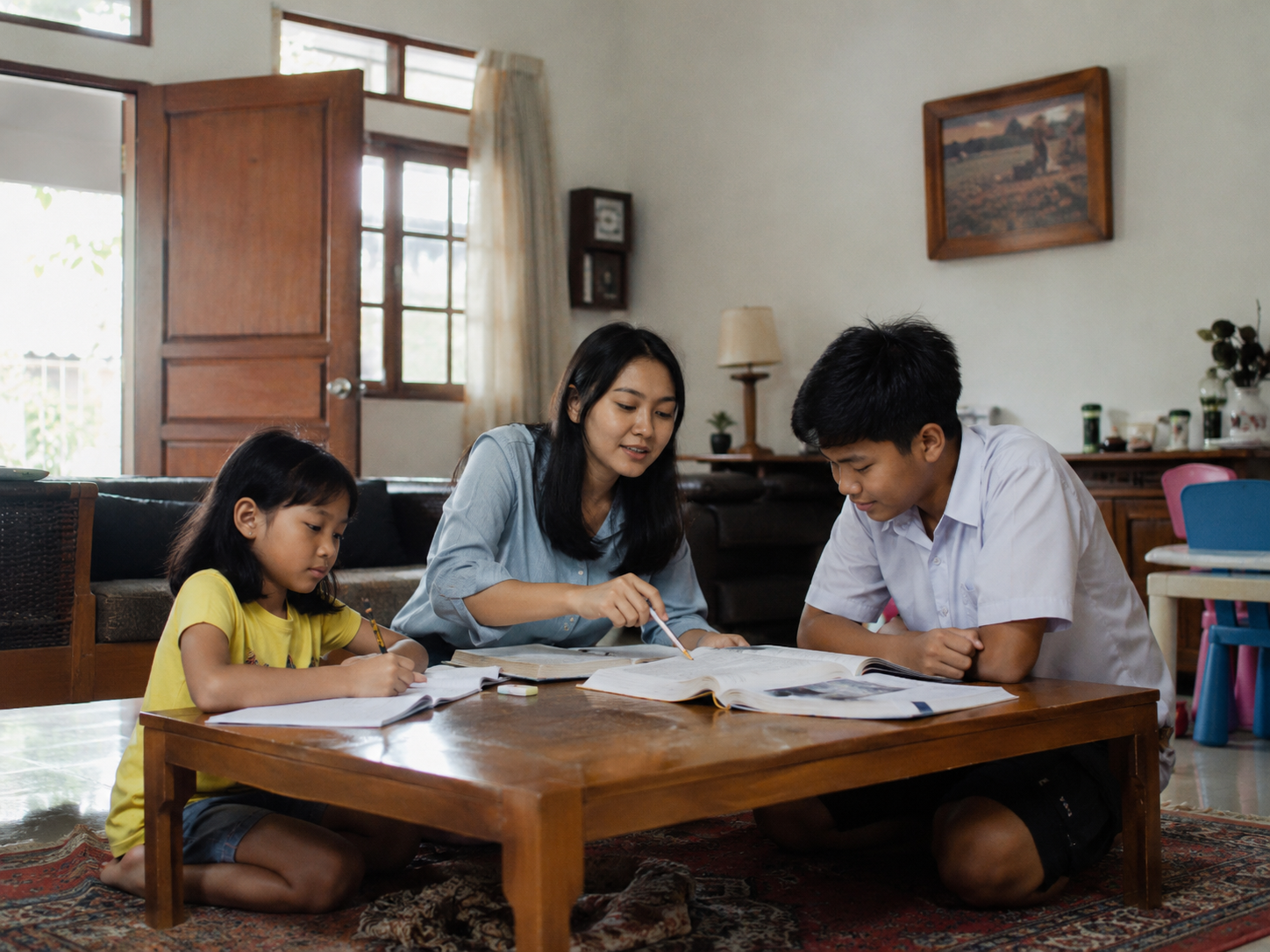Kegiatan homeschooling Jambangan Surabaya bersama guru HS Sriwijaya Edu