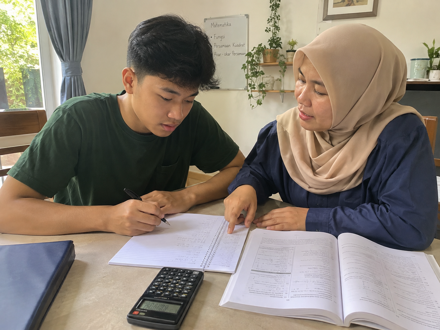 Siswa homeschooling Balikpapan Barat belajar matematika bersama guru