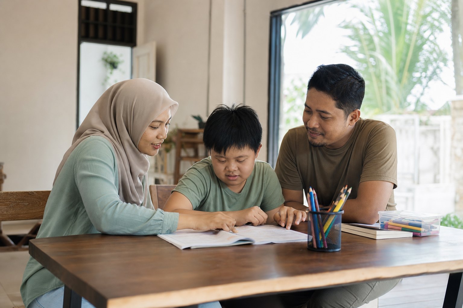 Pendampingan homeschooling anak berkebutuhan khusus Gresik bersama HS Sriwijaya Edu