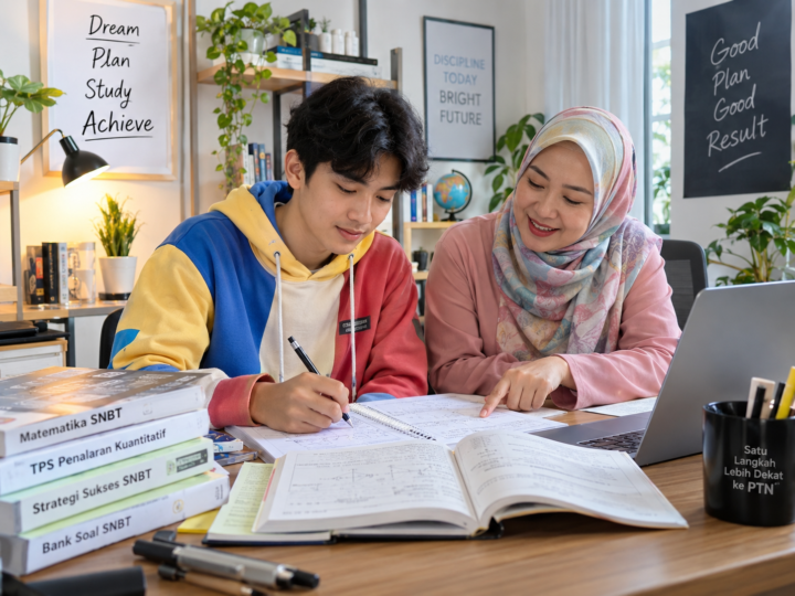 Tutor Homeschooling Sriwijaya Edu Medan mendampingi siswa mempersiapkan SNBT untuk masuk PTN.