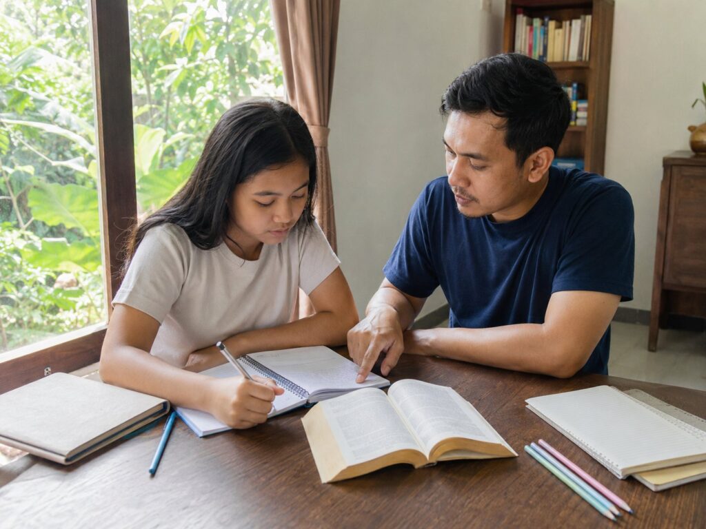 Belajar Bahasa Inggris setelah pindah sekolah ke homeschooling Cirebon